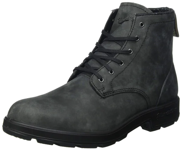 Blundstone Men's Lace Up Leather Boot Style 1931 - Rustic Black - 9.5