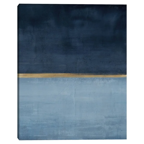 Two Blues by Belle Maison Canvas Art Print - 30x40