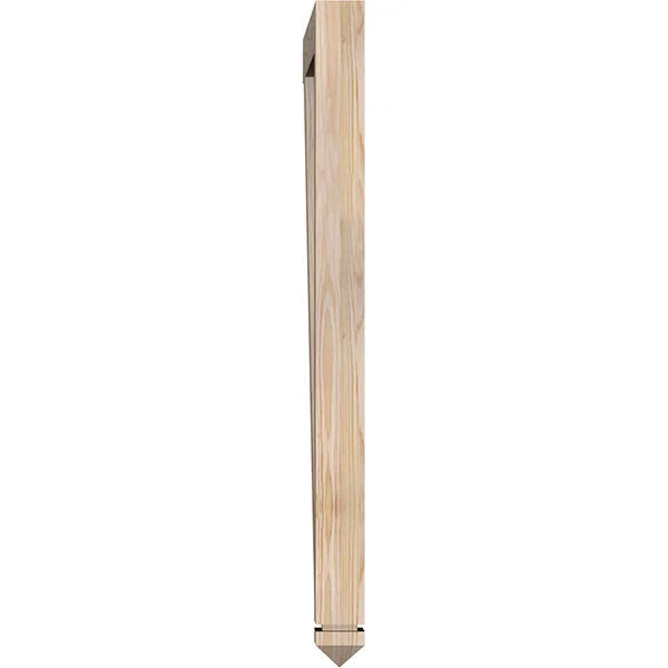 3 1/2x22W x 36x22D x 48x22H Funston Arts & Crafts Smooth BRACKET, Douglas Fir