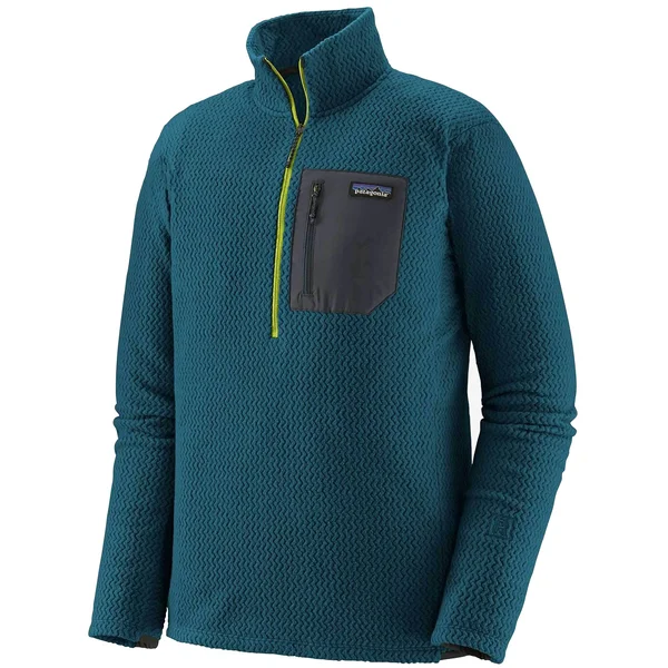 Patagonia Men's R1 Air Zip-Neck - Crater Blue, XL