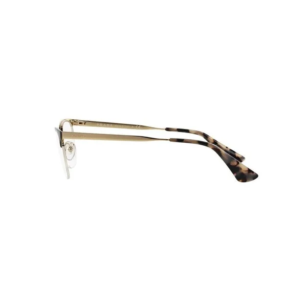Prada PR 65QV Eyeglasses - Black/Pale Gold, Size: 51-17-140