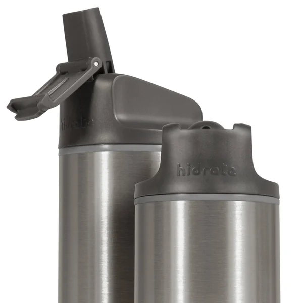 HidrateSpark Steel Insulated Stainless Steel Smart Water Bottle & App 17oz - Chug, Sea Glass