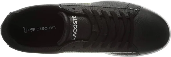 Lacoste Carnaby Evo 120 Black White Leather Mens Trainers 11 US