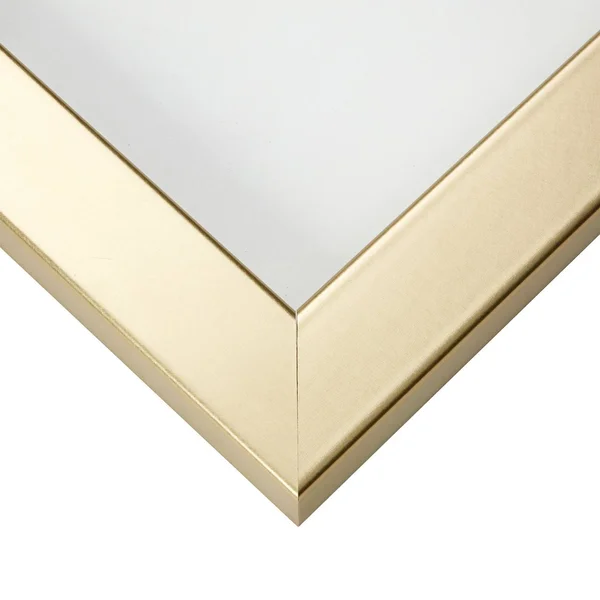 Craig Frames Bauhaus 125 - Modern Brushed Gold Picture Frame, 12 x 12 inch