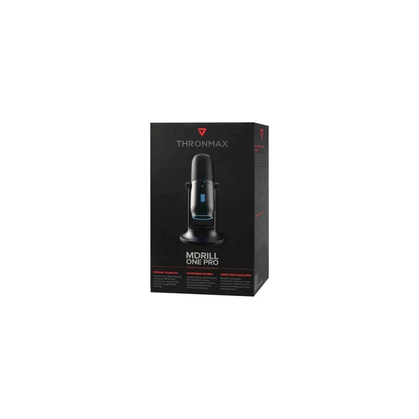 Thronmax MDrill One Pro USB Microphone, Jet Black M2PB