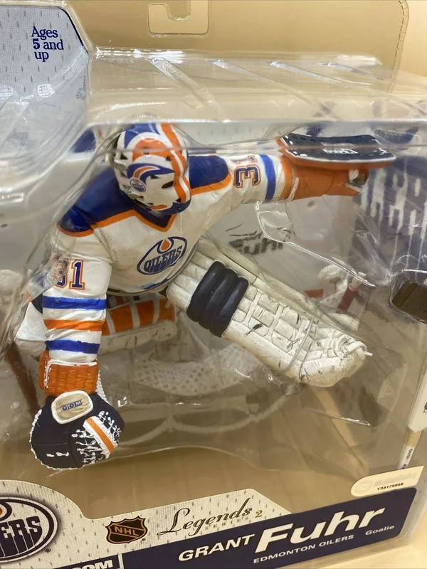 McFarlane NHL Legends 2 Edmonton Oilers Grant Fuhr Figure