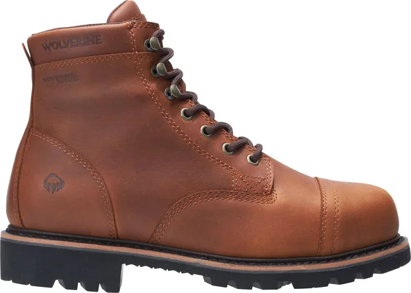 Wolverine 6x22 Journeyman Composite Toe Waterproof Boots - Men's Brown