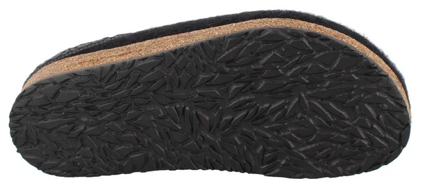 Women's Stegmann Wool Felt Cork Clog Slipper, Size: 11, Black