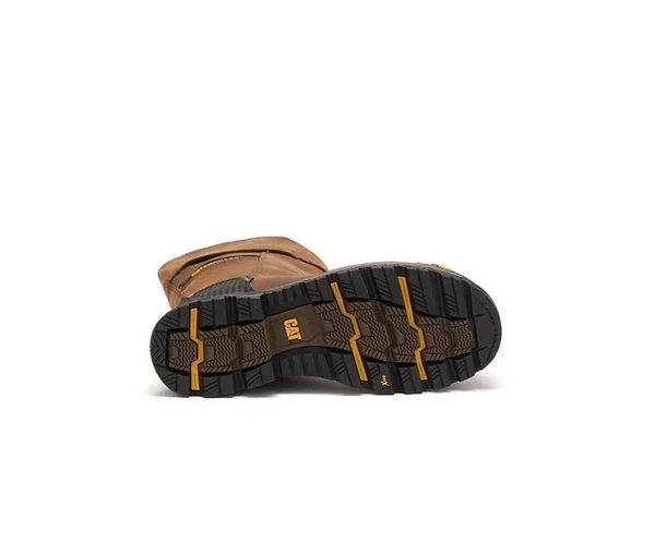 Caterpillar Men's Excavator XL Composite Toe Pull on Work Boots - Brown 10