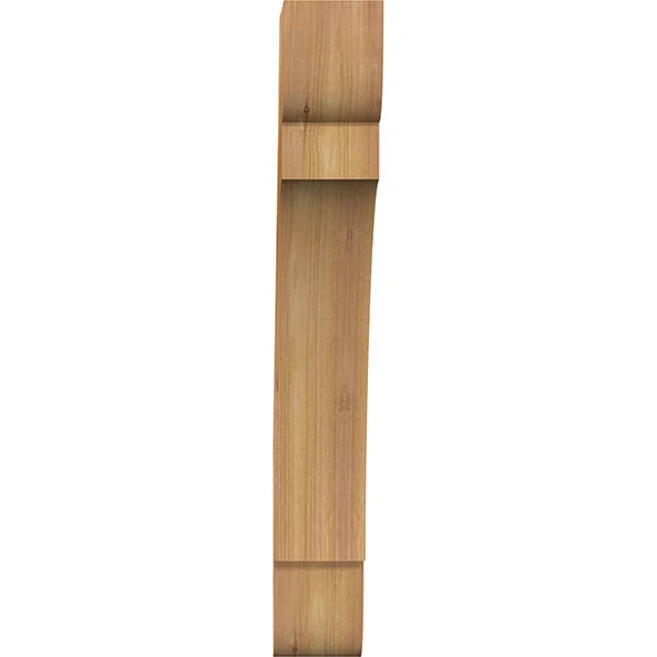 Ekena Millwork BRC04X16X28OLY00RWR 4x22W x 16x22D x 28x22H Olympic Rough Sawn Brace, Western Red Cedar