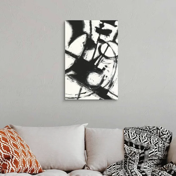 Expression Abstract II White - Canvas Wall Art, 20x30, Great Big Canvas