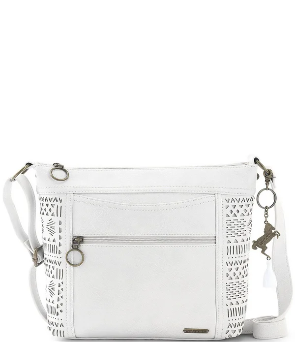 Sakroots Arcadia Finn Crossbody (Stone Tribal Beauti)