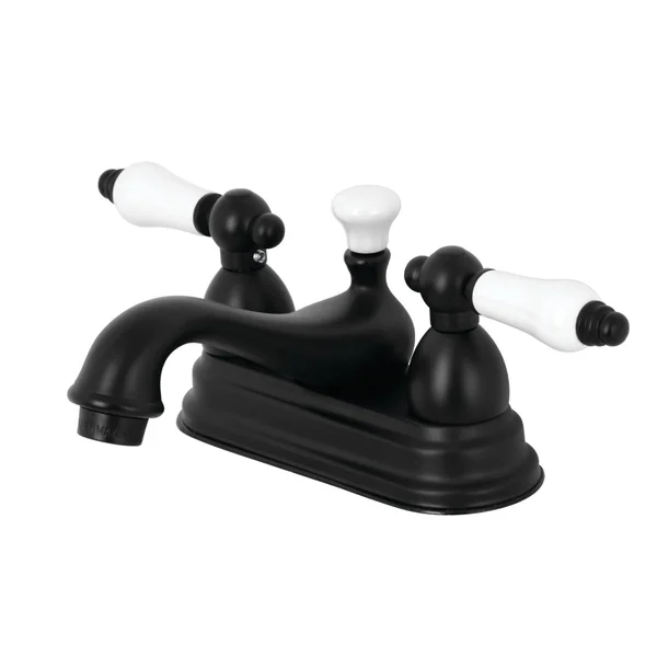 Kingston Brass Ks3600pl 4 in. Centerset Bathroom Faucet - Matte Black