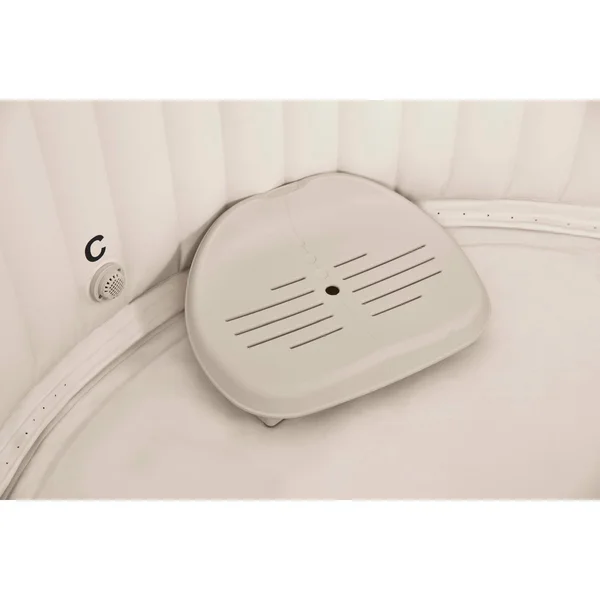 Intex Inflatable Hot Tub Seat, Attachable Cup Holder, Inflatable Head Rest