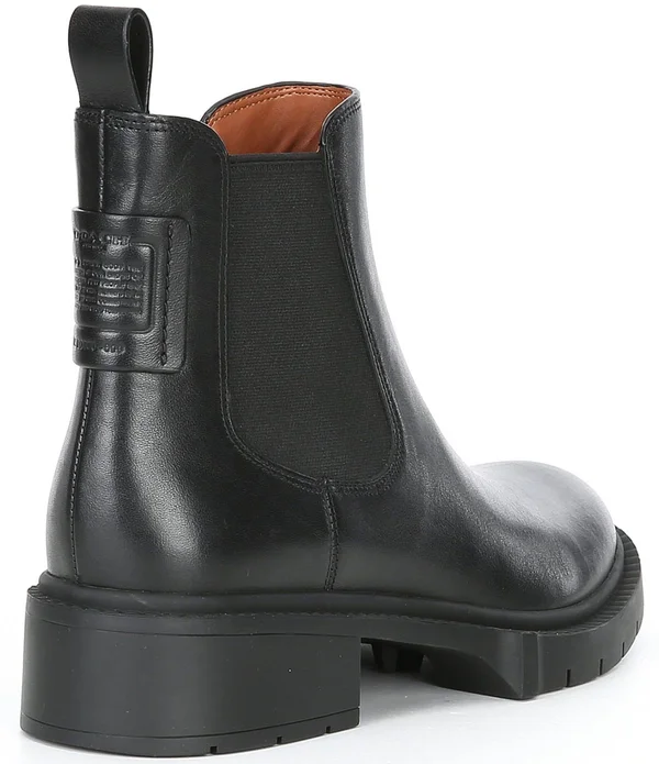 Coach Women's Lyden Leather Chelsea Boots - Walnut - Size 9