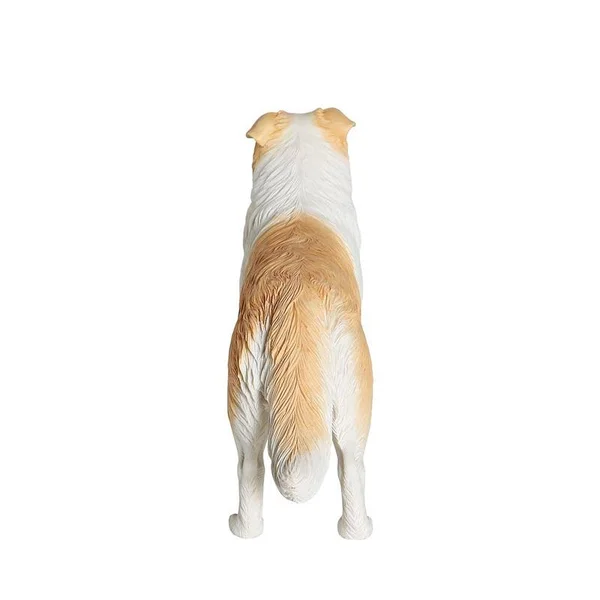 Petorama Handmade Border Collie Resin Statue 1-6 in Beige