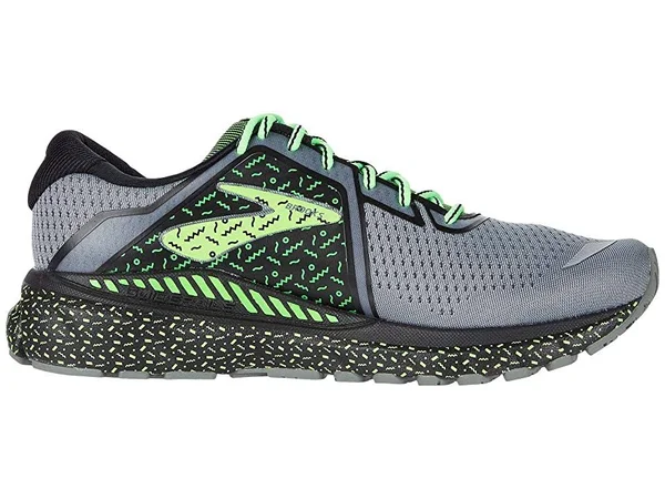 Brooks Adrenaline GTS 20 (Grey/Black/Gecko) Men's Running Shoes