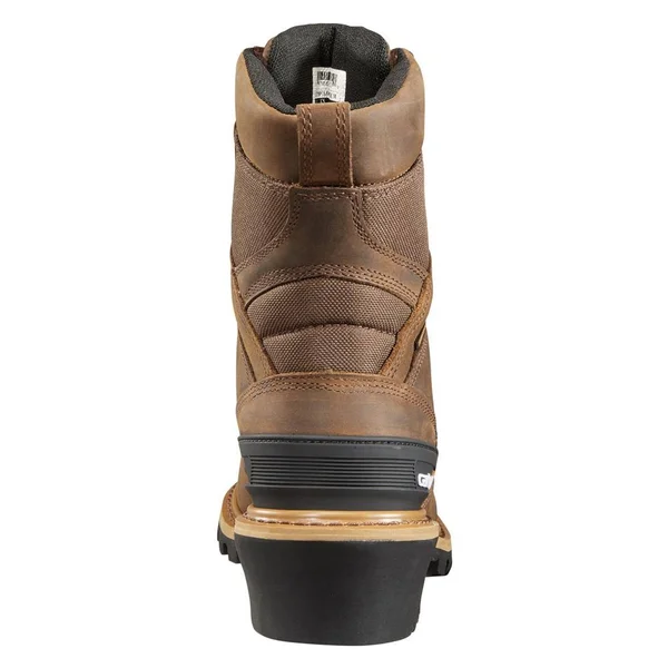 Carhartt Men's 8x22 Waterproof Composite Toe Logger Climbing Boot