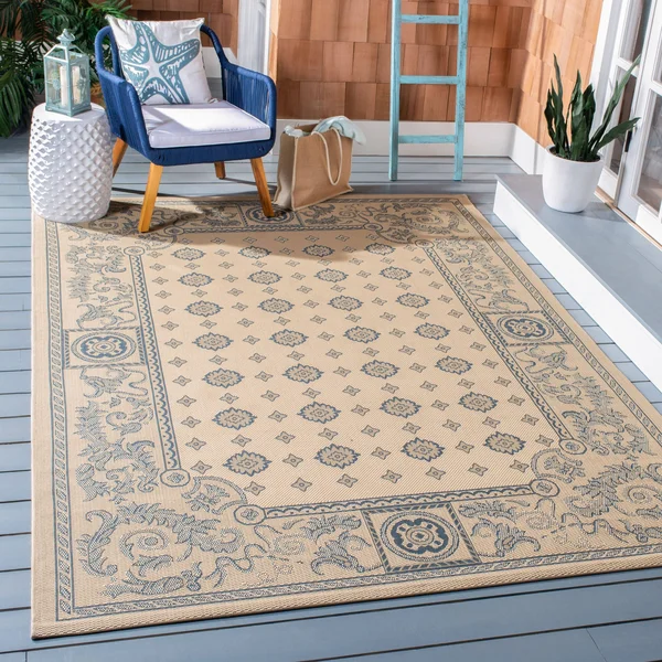 Safavieh Courtyard CY1356-3201 5&3x22 x 7&7x22 Natural - Terra Rug