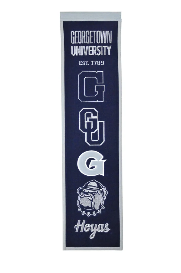 NCAA 8x22x32x22 Heritage Banner: Georgetown