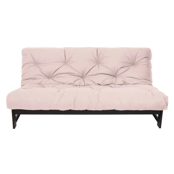 Porch & den Orenco Faux Suede Gel Pocket Coil Full-Size 10-Inch Futon Mattress - Brown