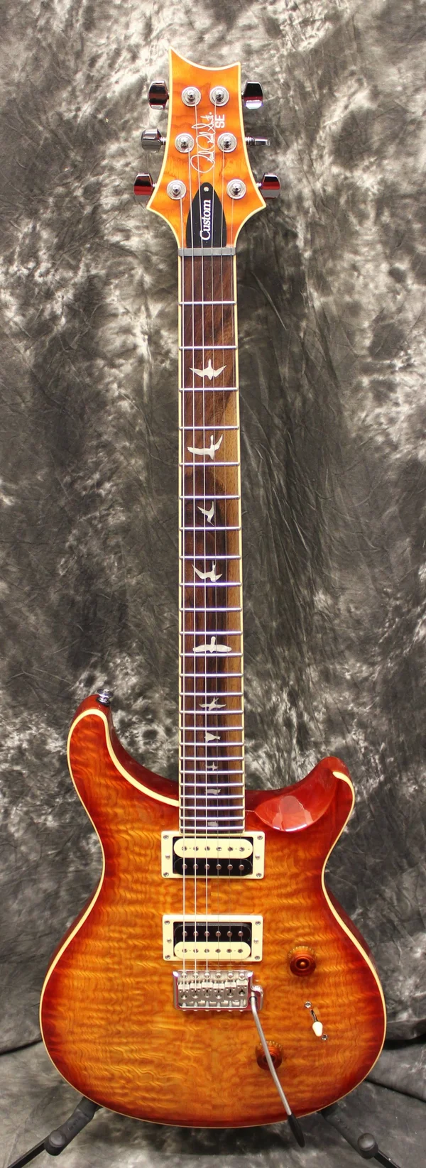 PRS SE Custom 24 Burled Ash - Vintage Sunburst