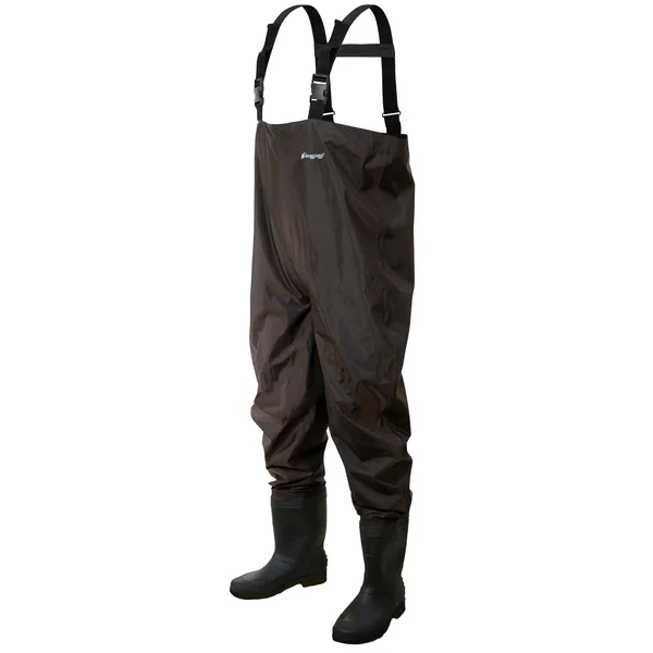 Frogg Toggs Rana II PVC Chest Wader (Felt) - Dark Brown - 12