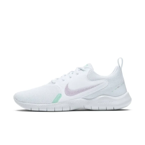 Nike Flex Experience Run 10 Women's Running Shoes in White - Size: 5, CI9964-101