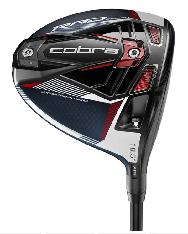 Cobra RADSPEED Driver Blue/Red Left Hand - 10.5, HZRDUS Stiff