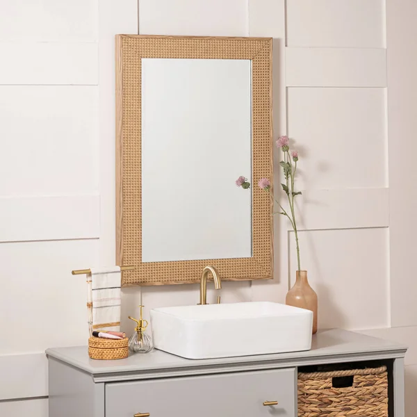 Cooper Classics Calico Woven Wall Mirror
