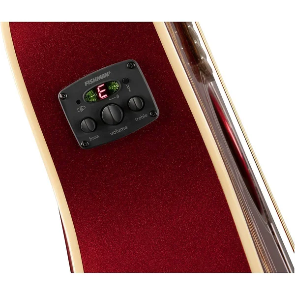 Fender Malibu Player Acoustic-Electric Guitar (Candy Apple Red)