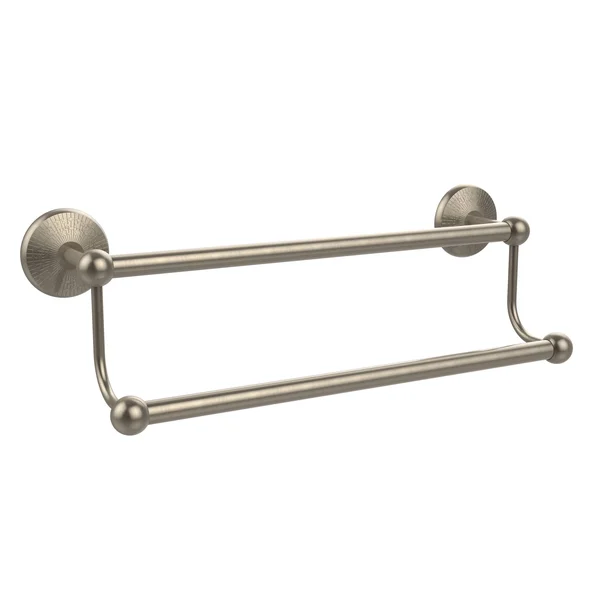 Allied Brass Prestige Monte Carlo Collection 18 inch Double Towel Bar Antique Pewter