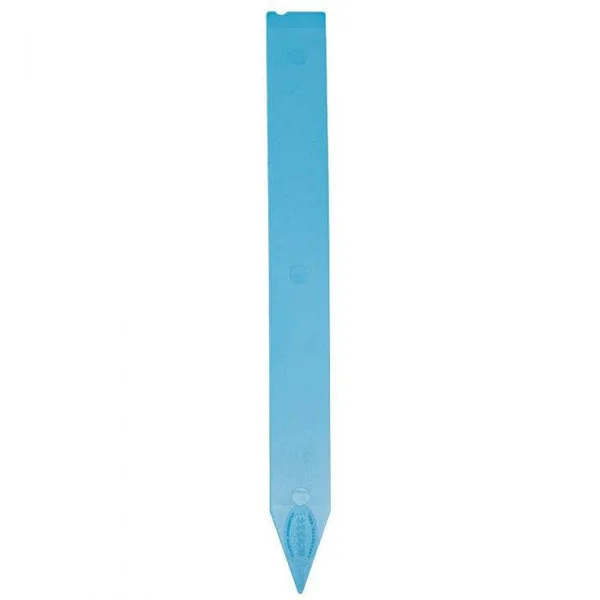 A.M. Leonard Extra-Wide Plastic Pot Markers, Blue, Box of 100