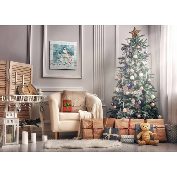 Wexford Home Merry and Bright -Gallery Wrapped Canvas - Yellow, Blue, Green, Red, Black, White 24x24, Size: 24 x 24