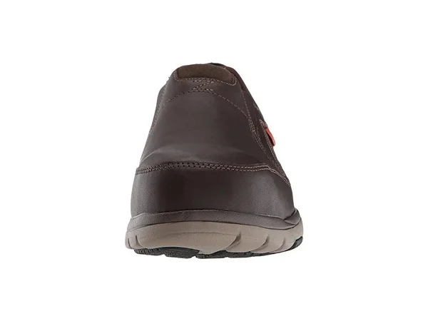 Rockport Works RK6675 Kingstin Work Slip on Oxford - Steel Toe, Men's Sz 7 W Wide, Dark Brown