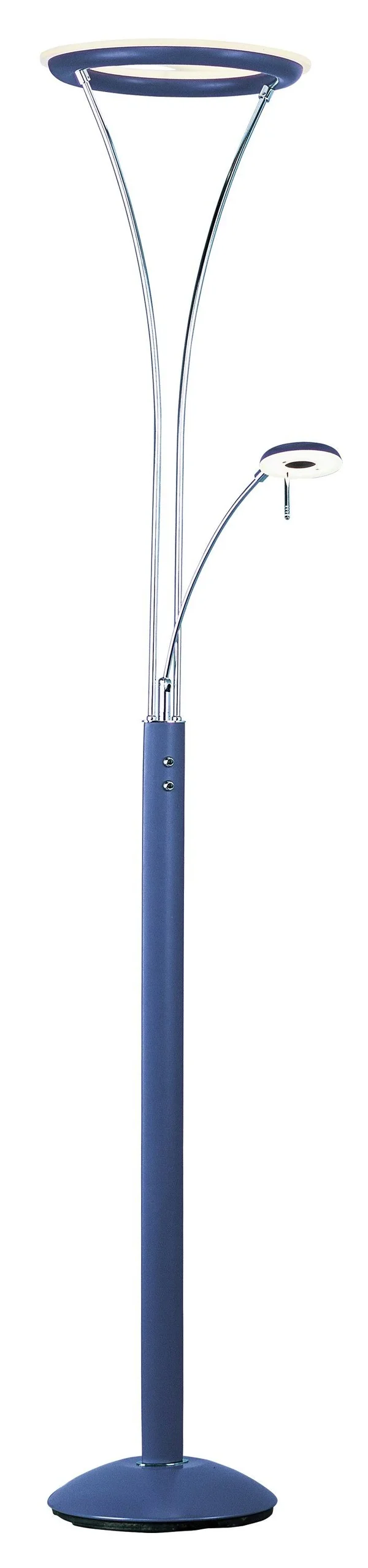 ET2 E41050-PLPC Eco-Task LED Floor Lamp, Platinum, Polished Chrome