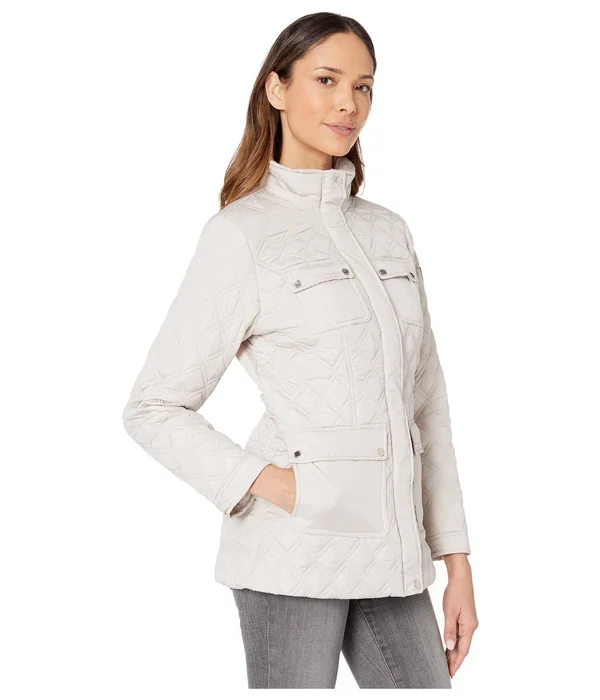 Vince Camuto 28x22 Quilted Jacket - MD (US 8-10) One Size, Beige