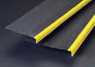 Anti Slip Stair Treads and Nosing Fiberglass (3 in. x 36 in., Pre-Cut Size Solid Standard Color), KofflerTreads