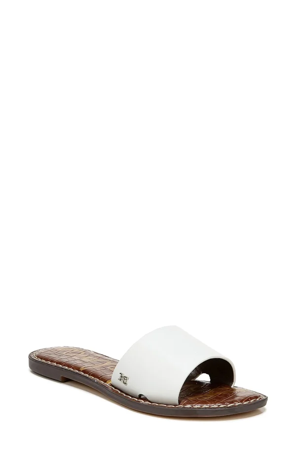Sam Edelman Genesis Sandal Bright White Leather