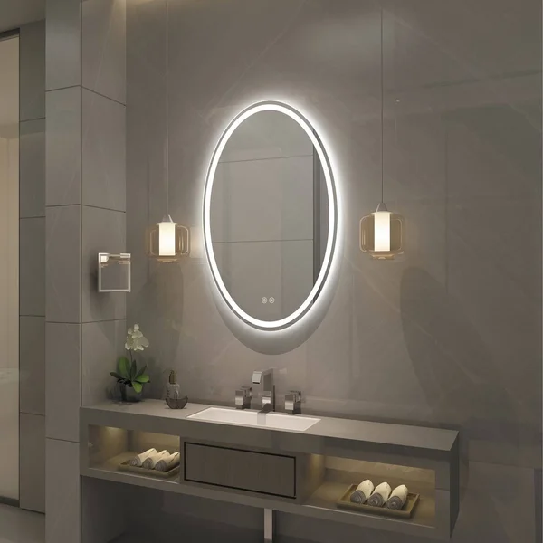 Chloe Lighting Speculo Back Lit LED Mirror 6000K Daylight White 24x22 Wide