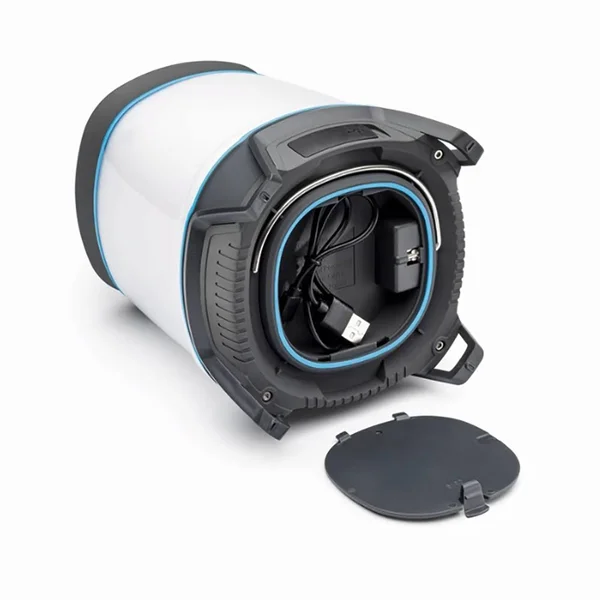 Core 1250 Lumen Rechargeable Bluetooth Speaker & Lantern with USB Outlet Gray