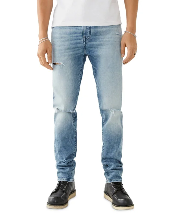 True Religion Rocco Renegade Skinny Jean 34x22 Jeans - Blue