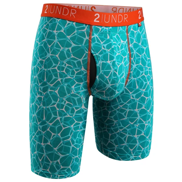 2UNDR Men's Swing Shift Long Leg - Pool Party S