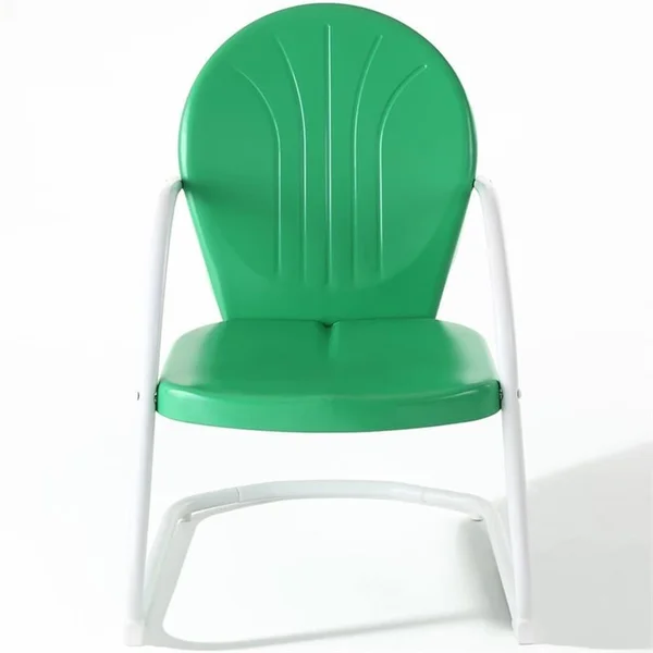 Pemberly Row Metal Chair in Grasshopper Green - PR-420922