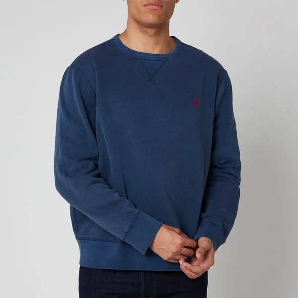Polo Ralph Lauren Men's Garment Dyed Sweatshirt - Cruise Navy - M