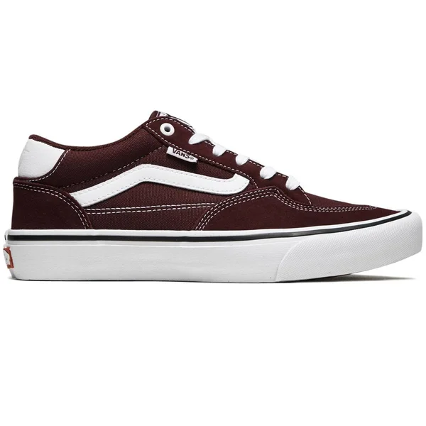 Vans Rowan Pro Skate Shoes - Port/White 7.5