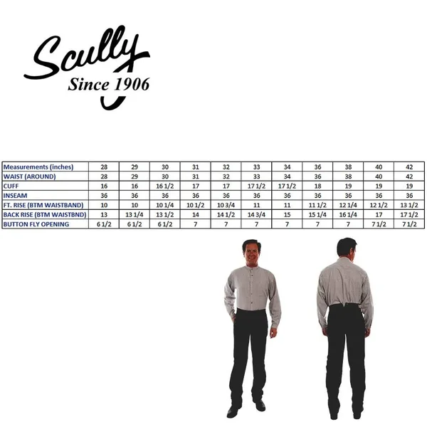 Scully Men's Rangewear Canvas Pants - Brown