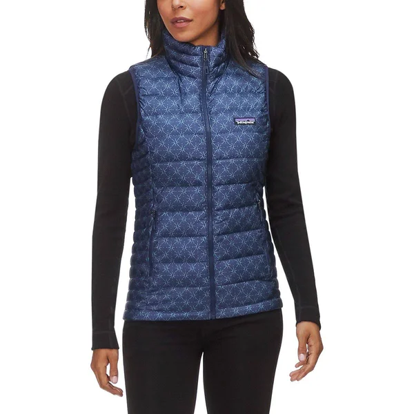 Patagonia Down Sweater Vest - Women's Solar Pow/Beryl Green - L