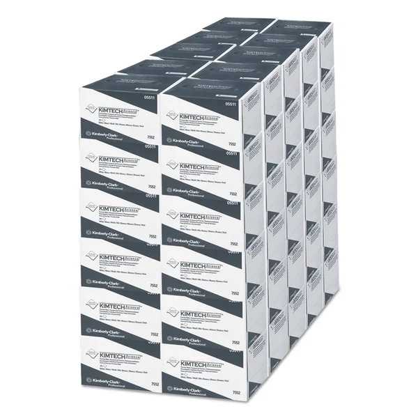 Kimtech Precision Wipers, Pop-Up Box, 1-Ply, 4 2/5 x 8 2/5, White, 280/BX, 60