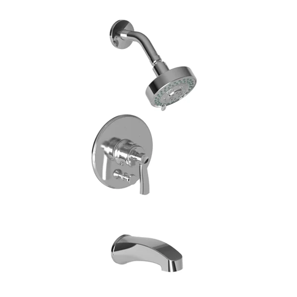 Newport Brass 3-2592BP-26 Polished Chrome Roosevelt Balanced Pressure Tub and Shower Trim Set